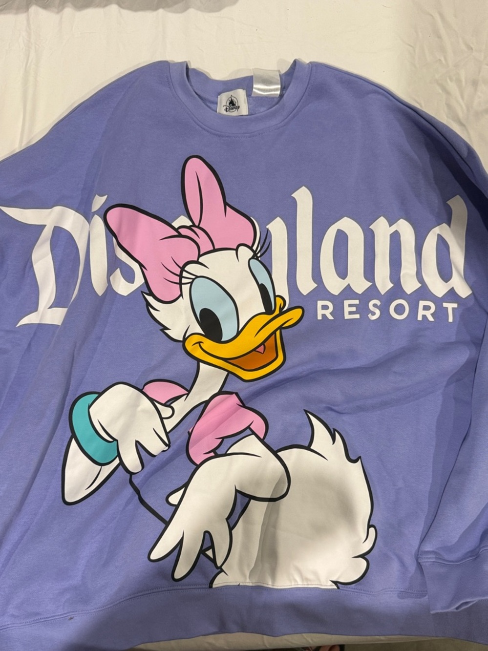 Disney Lavender Daisy Duck Graphic Sweatshirt